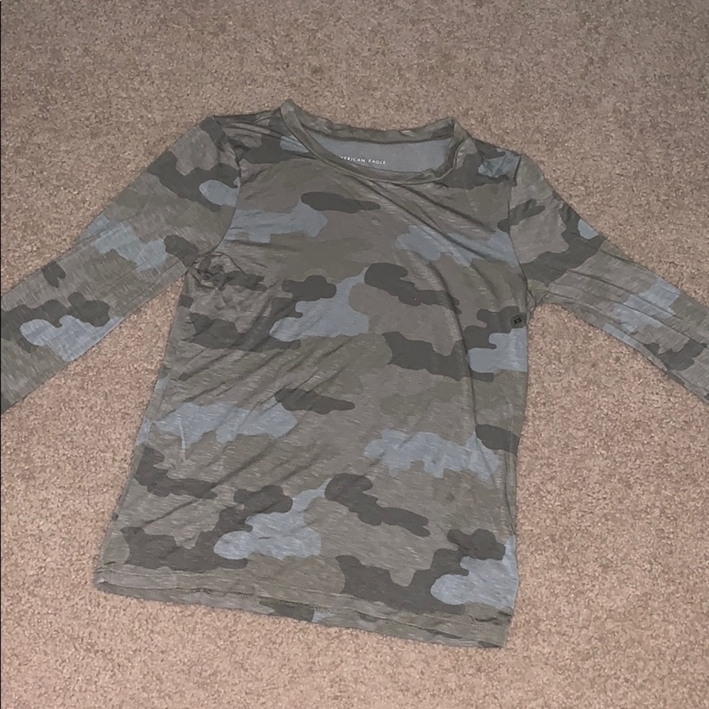 American Eagle Camo Soft and Sexy Slub